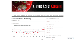 Desktop Screenshot of climateactioncanberra.org